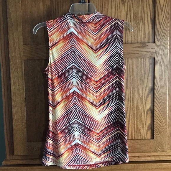 Worthington Multicolored Cowl Neck Top - Picture 2 of 3